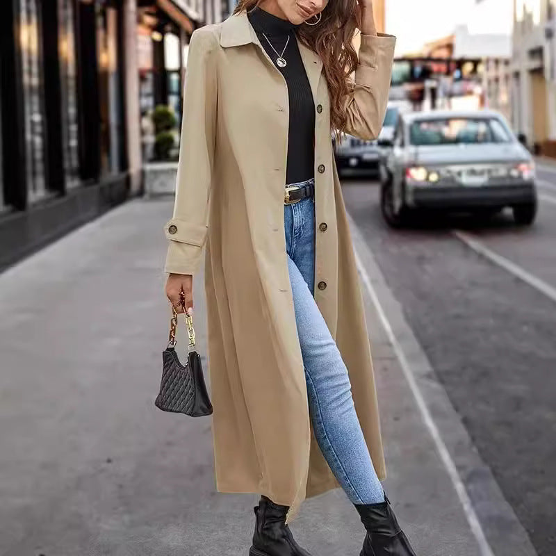 Japanese Style Elegant Trench Coat