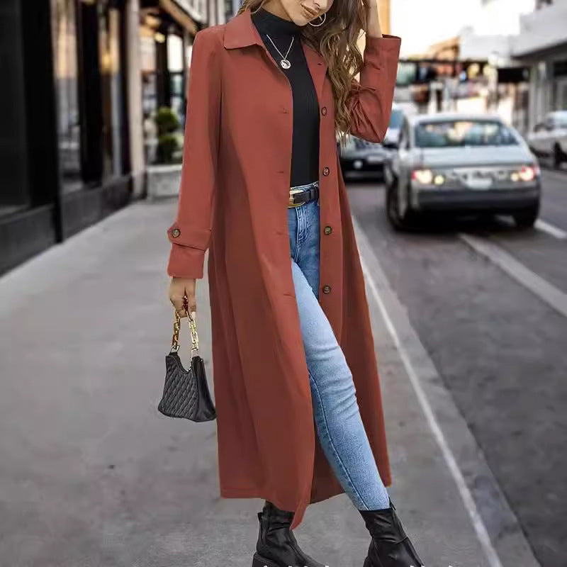 Japanese Style Elegant Trench Coat