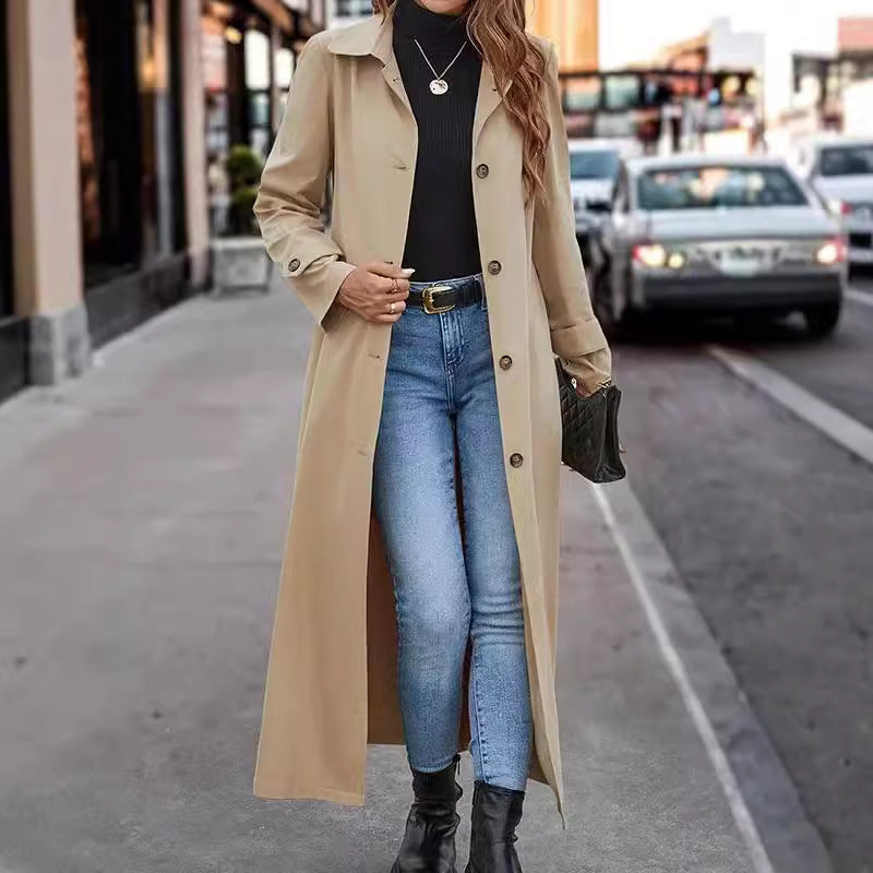 Japanese Style Elegant Trench Coat